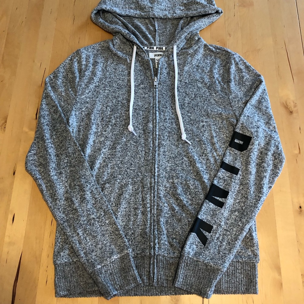 NEW PINK Victoria’s Secret XS hoodie sweatshirt
